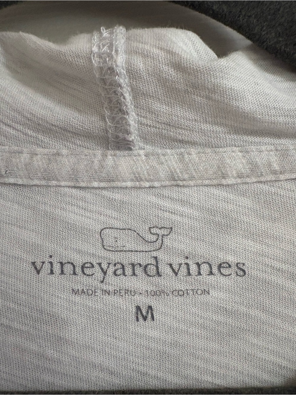Vineyard Vines hooded shirt 100% cotton lightweight comfy hoodie M - Picture 3 of 6